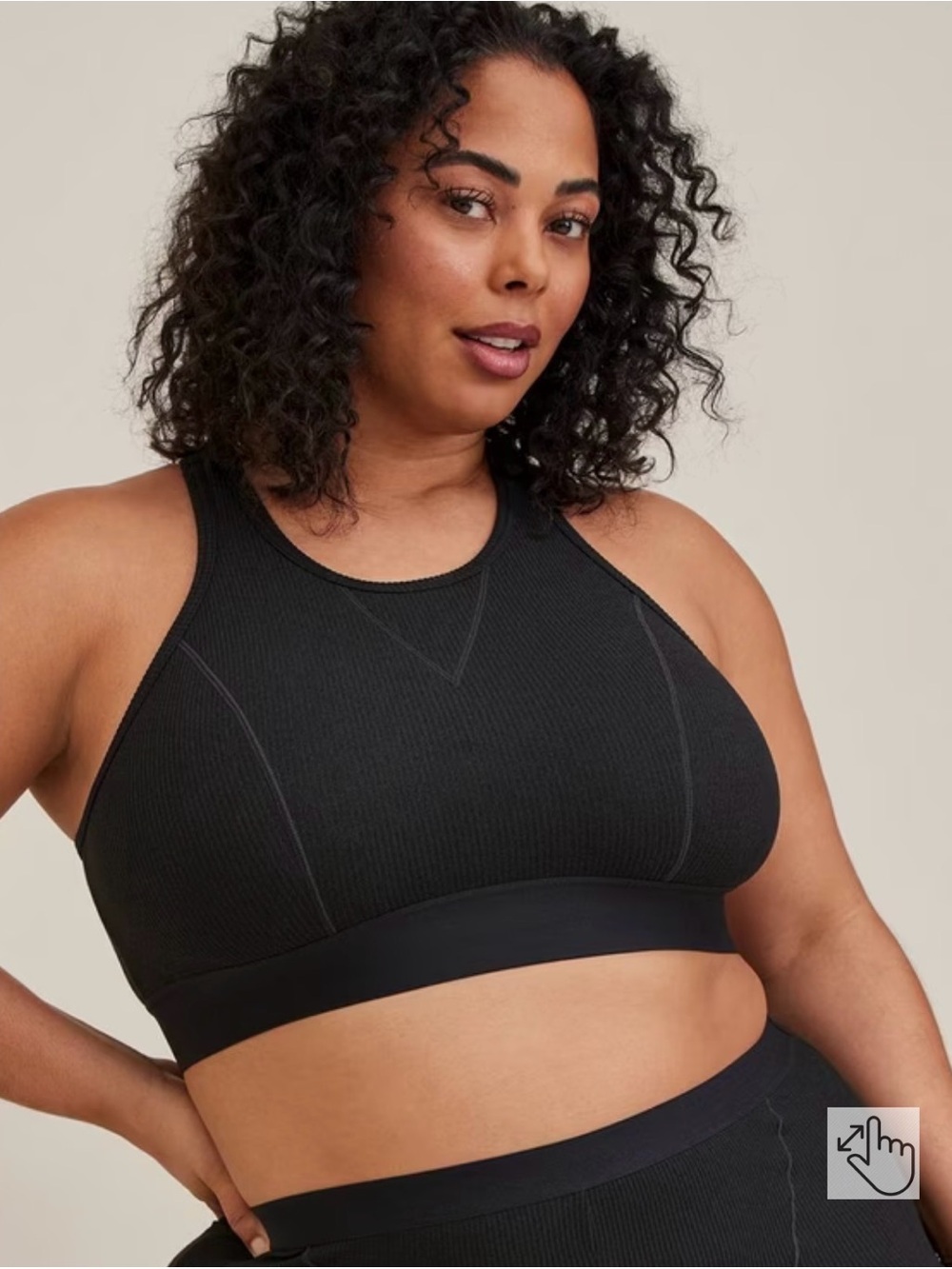 3X - torrid Curve High-Neck Bralette